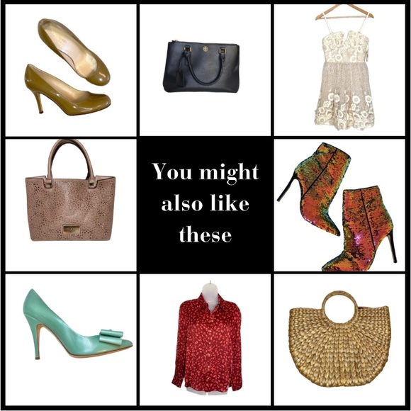 Tory Burch Blue and Metallic Leather Wallet - Picture 4 of 4